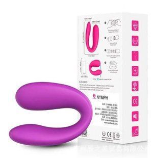 Парний вібратор для подвійної стимуляції G-Spot фіолетовий X00000294-2 фото
