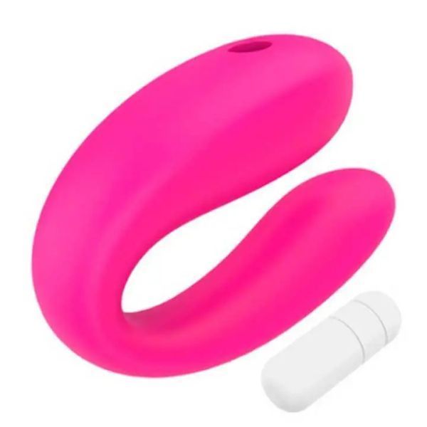 Парний вібратор для подвійної стимуляції G-Spot фіолетовий X00000294-2 фото