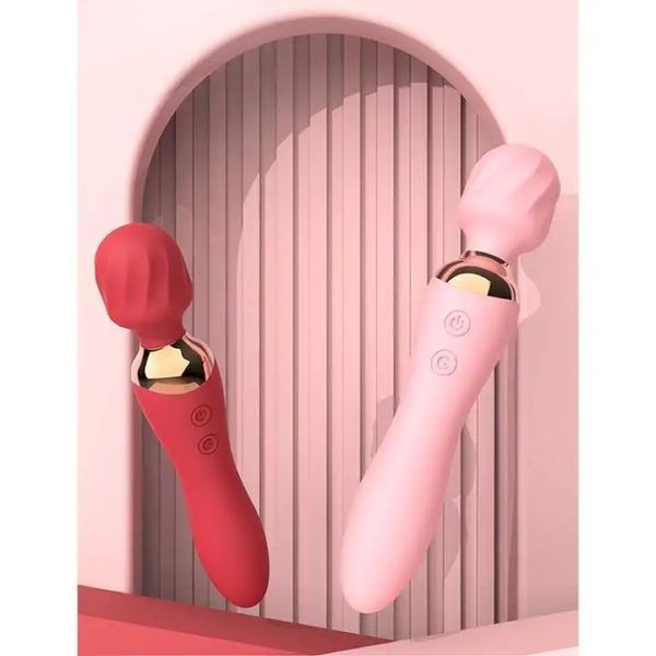 Двосторонній вібратор Night stories USB - Рожевий  X0000620-1 фото